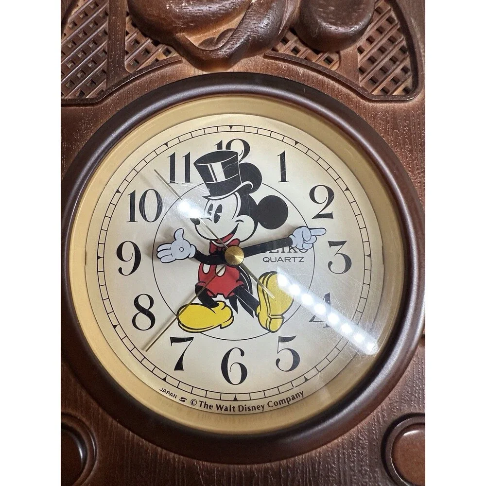 Vintage Disney Hollywood Mickey Mouse Seiko Alarm Clock